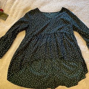Boutique Peplum High-Low top